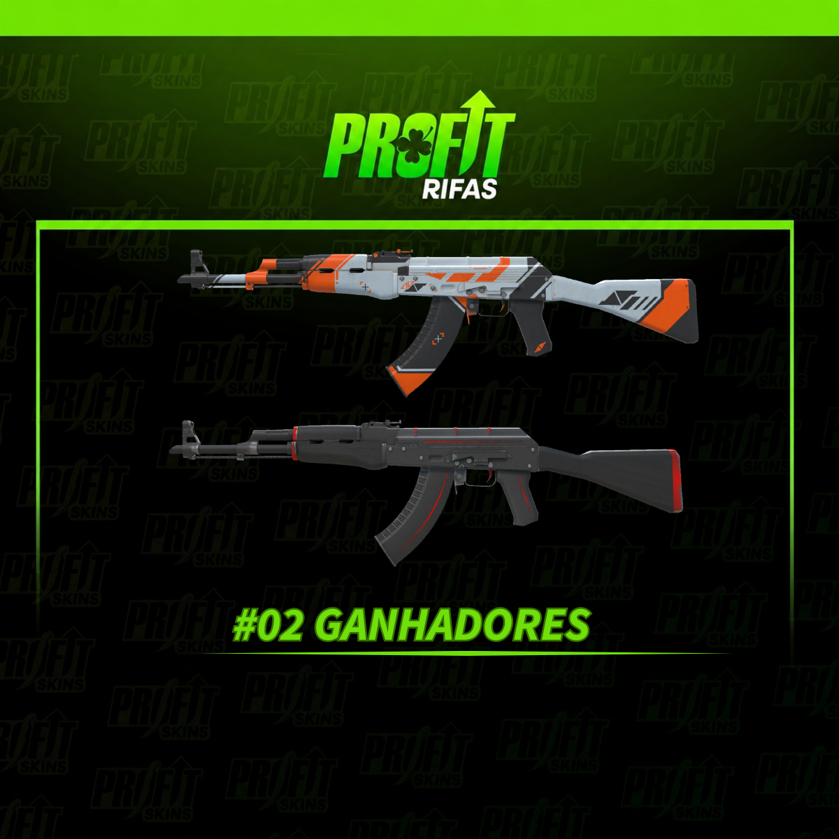 #02 GANHADORES | ASIIMOV + REDLINE 